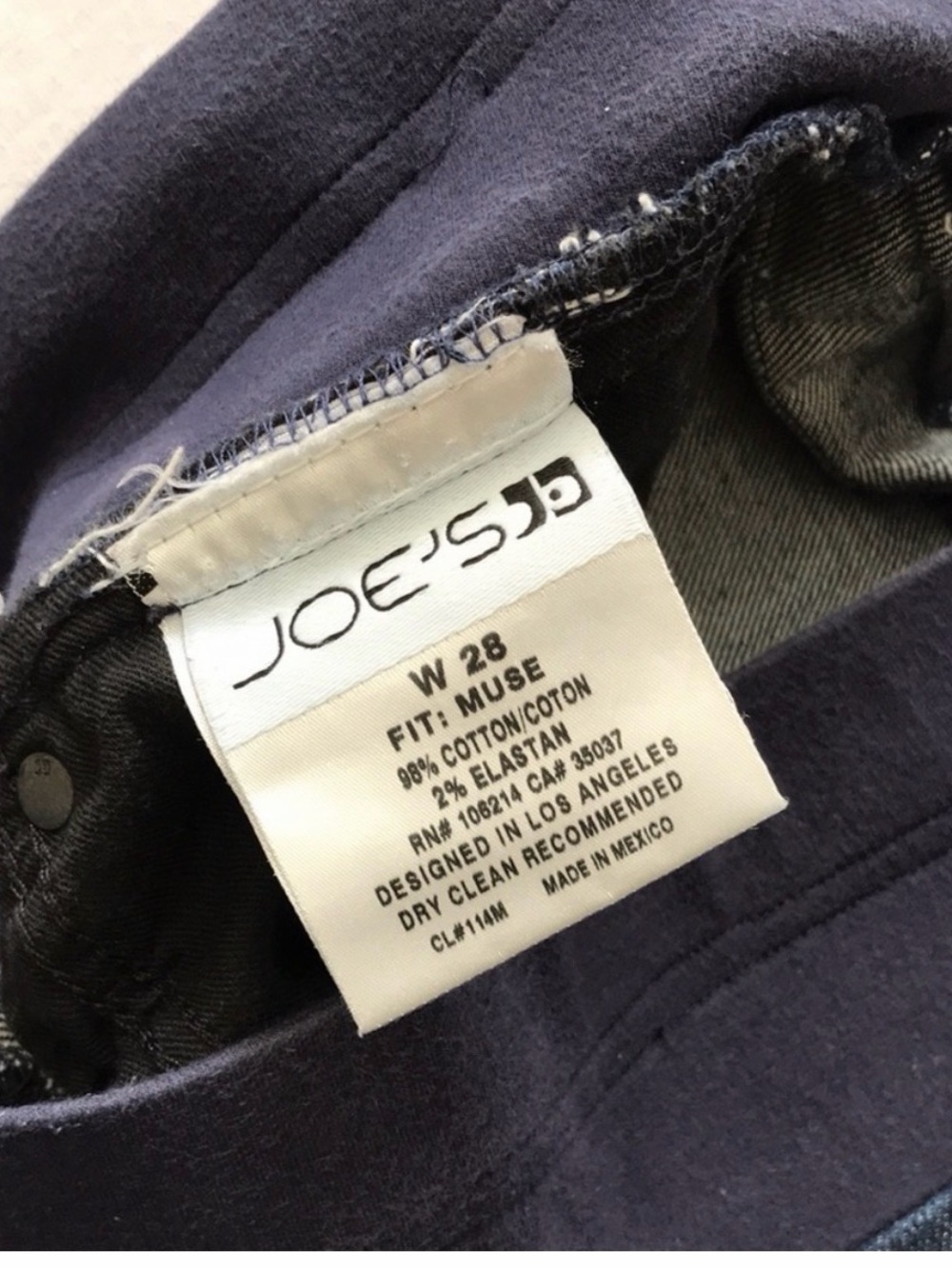 *4/$20* Joe’s Jeans Below the Belly Maternity Jeans, sz 28 - Picture 4 of 8